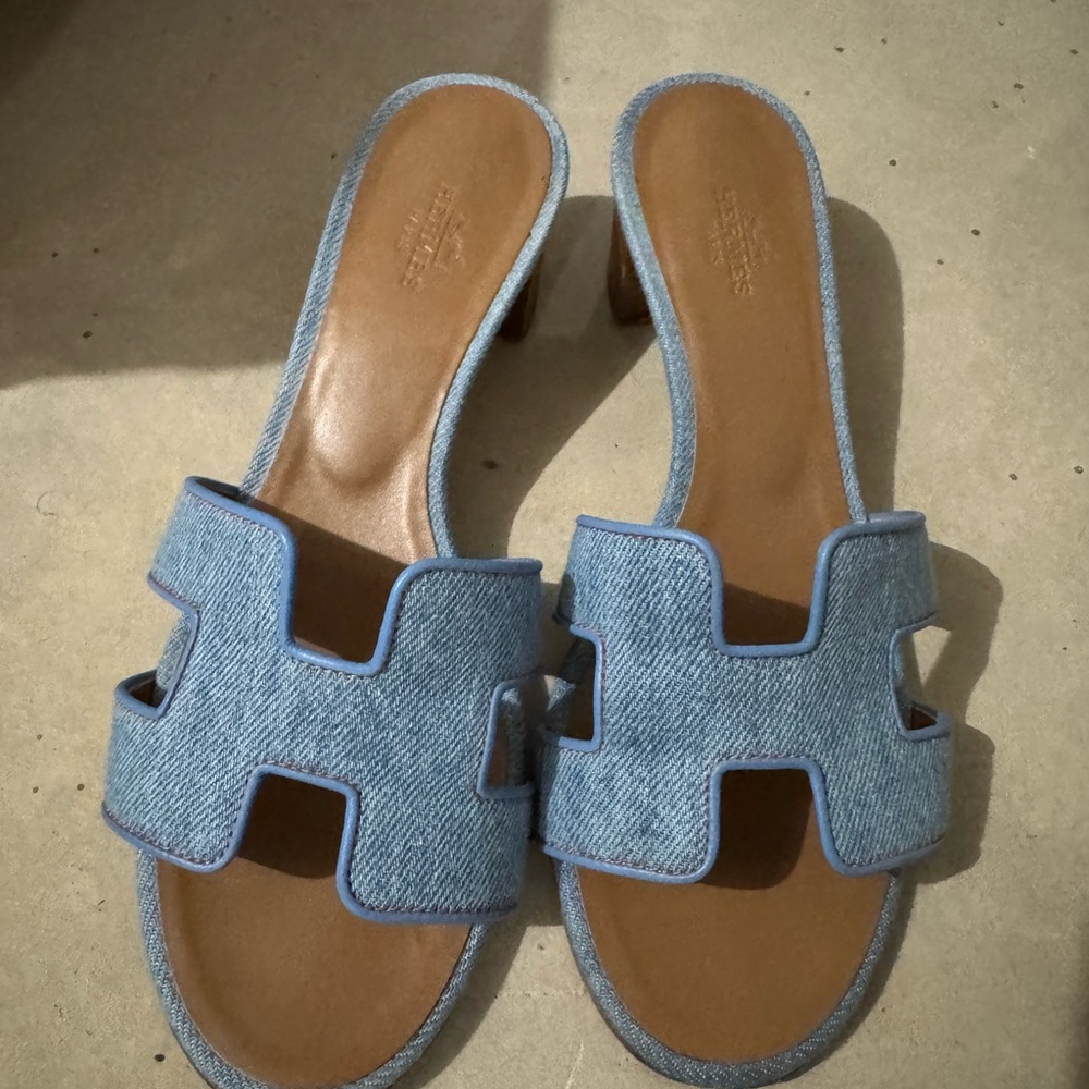 Hermes Oasis sandal Demin